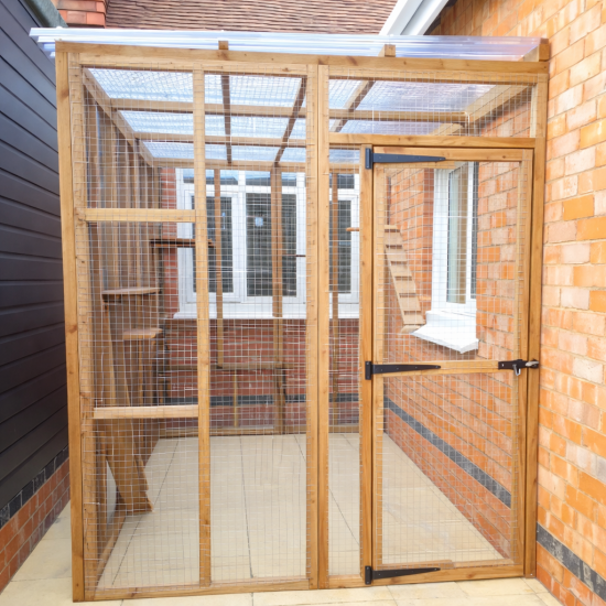 Whisker Way Lean-To - Outdoor Enclosure for Curious Cats