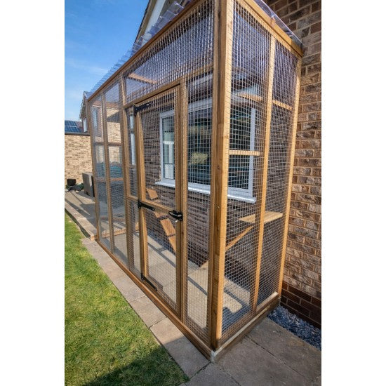 The Purr-side Pavilion - 3-Sided Lean-To Catio