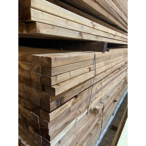 3 x 2 Timber (47 x 75mm) Pack of 4 C16 Eased Edge Tanalised Treated Timber 2.