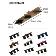 Hand and Natural Left and Right Stairs