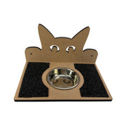 Hand and Natural Double Shelf with Feeding Bowl
