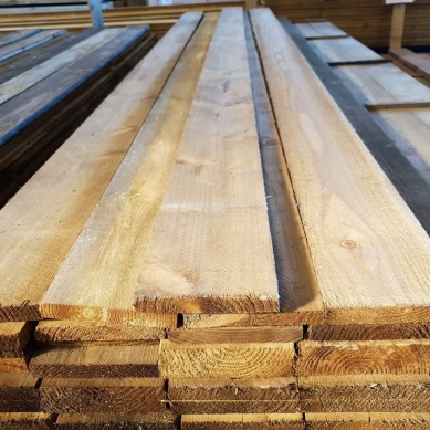 Wooden Gravel Board Treated Timber 150mm x 22mm (6x1 Inch) 2. Long Pack of 6