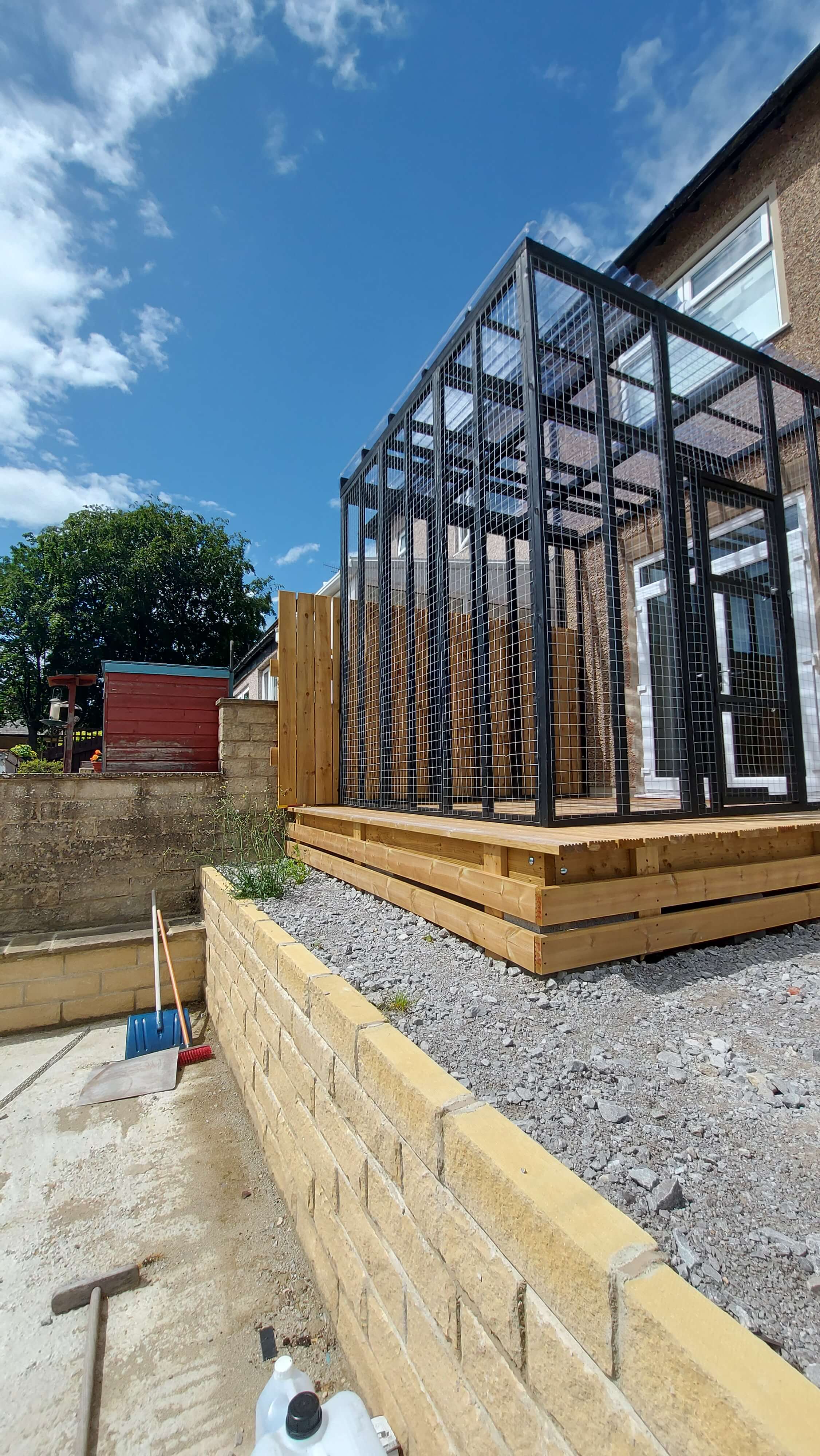 Three-Sided Catio Side View