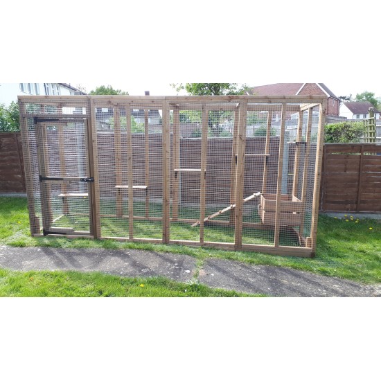 Catio Adventure Play Run 12ft long x 3ft wide x 6ft tall