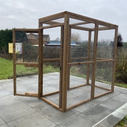 NEXT DAY CATIO -  6ft x 3ft Small Animal Run 16G Cats Dog Chickens Rabbits