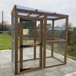 6ft x 3ft Small Animal Run 16G Cats Dog Chickens Rabbits