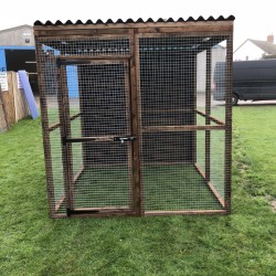 Free Standing Waterproof Chicken Run / Bird Aviary 6ft x 6ft 16G