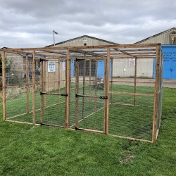 Double Rabbit Pen / Chicken Run 19G 184cm x 93cm