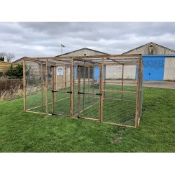 Double Rabbit Pen / Chicken Run 19G 184cm x 93cm