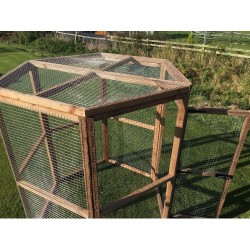 Hexagonal 8ft Bird Aviary Hexagonal 8ft Bird Aviary