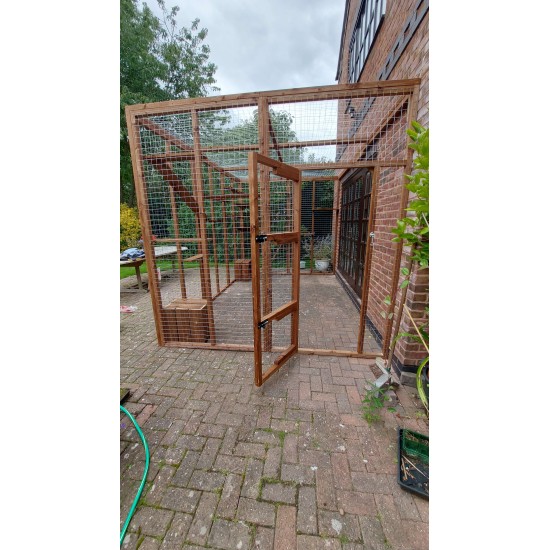 The Meow Manor – 8ft x 12ft x 8ft Lean-To Catio 🏰😺