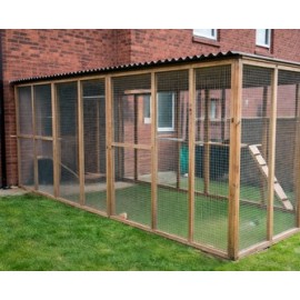 The Catwalk Vista – 12ft x 4ft x 8ft Lean-To Catio