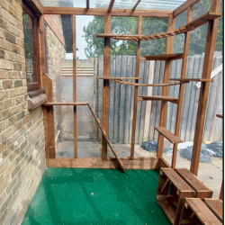 The Meow Mews – 6ft x 9ft x 7.5ft Lean-To Catio