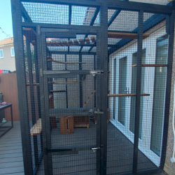 The Meow Mews – 6ft x 9ft x 7.5ft Lean-To Catio 😺🐾🏠 The Meow Mews – 6ft x 9ft x 7.5ft Lean-To Catio 😺🐾🏠
