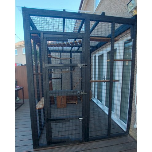 The Meow Mews – 6ft x 9ft x 7.5ft Lean-To Catio 😺🐾🏠