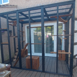 The Meow Mews – 6ft x 9ft x 7.5ft Lean-To Catio 😺🐾🏠 The Meow Mews – 6ft x 9ft x 7.5ft Lean-To Catio 😺🐾🏠