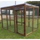 Strong Animal Run 6ft x 9ft 16G with optional Fox Proofing, shelves and roof Cat Play Pen