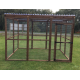 Strong Animal Run 6ft x 9ft 16G with optional Fox Proofing, shelves and roof Cat Play Pen