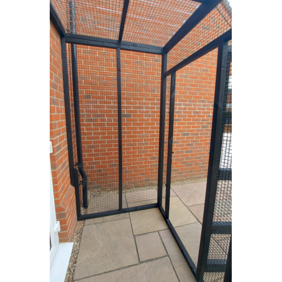 Catio / 3 Sided Cat Run 8ft x 4ft Safe Outdoor Play Pen Catio / 3 Sided Cat Run 8ft x 4ft Safe Outdoor Play Pen