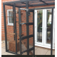 Catio / 3 Sided Cat Run 8ft x 4ft Safe Outdoor Play Pen Catio / 3 Sided Cat Run 8ft x 4ft Safe Outdoor Play Pen