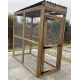 6ft x 3ft Small Animal Run 16G Cats Dog Chickens Rabbits with optional shelves and roof 
