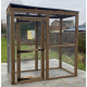 6ft x 3ft Small Animal Run 16G Cats Dog Chickens Rabbits with optional shelves and roof 