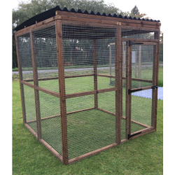 6FT x 6FT Predator-Proof Pet Enclosure – 16G Wire with Roof Options for Rabbits, Chickens , Dogs and Cats 🐰🐔🐱