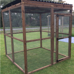 6FT x 6FT Predator-Proof Pet Enclosure – 16G Wire with Roof Options for Rabbits, Chickens , Dogs and Cats 🐰🐔🐱