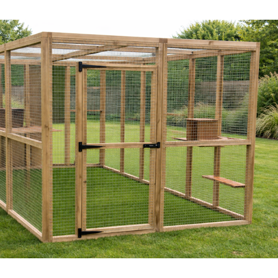Cat House/ Play Pen Free Standing Cat Safe Enclosure 6x9ft