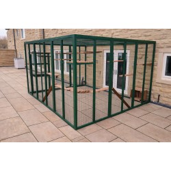 3sided lean to Catio Enclosure 275cm x 275cm 275cm x 275cm tall Painted