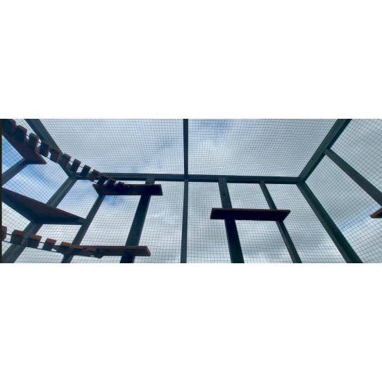 3sided lean to Catio Enclosure 275cm x 275cm 275cm x 275cm tall Painted 3sided lean to Catio Enclosure 275cm x 275cm 275cm x 275cm tall Painted