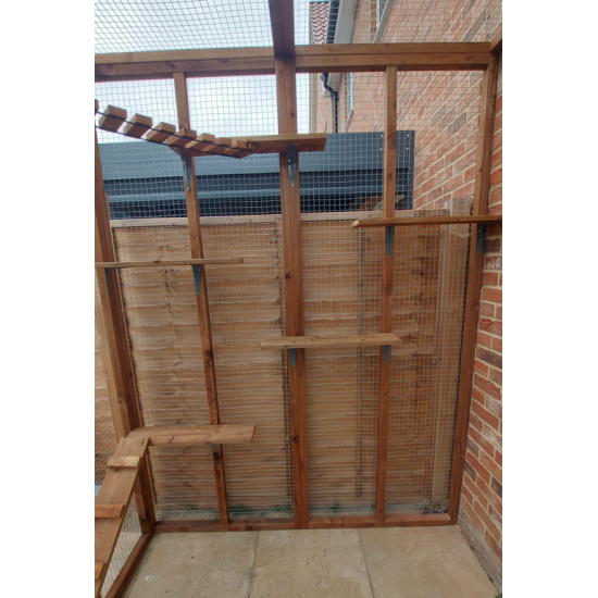 6FT X 6FT X 8FT High Lean to Three Sided Catio Enclosure 6FT X 6FT X 8FT High Lean to Three Sided Catio Enclosure