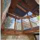 3 Sided Catio with Lookout Tower