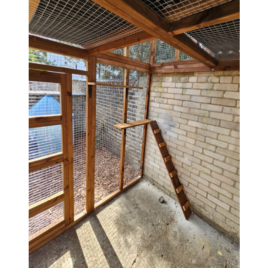 3 Sided Catio with Lookout Tower 3 Sided Catio with Lookout Tower