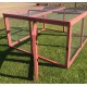 Pink Painted Rabbit Run Guinea Pig 6ft x 6ft 3ft Tall