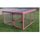 Pink Painted Rabbit Run Guinea Pig 6ft x 6ft 3ft Tall
