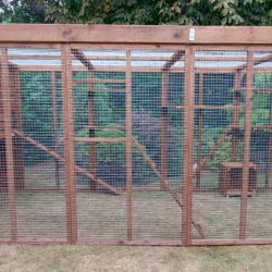 Cat House / Play Pen With Sleeping Box 12ft x 6ft Cat House / Play Pen With Sleeping Box 12ft x 6ft