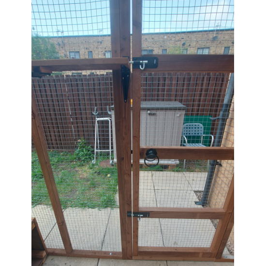 3 Sided Catio 7ft deep x 12ft wide x 8ft Catservatory 3 Sided Catio 7ft deep x 12ft wide x 8ft Catservatory