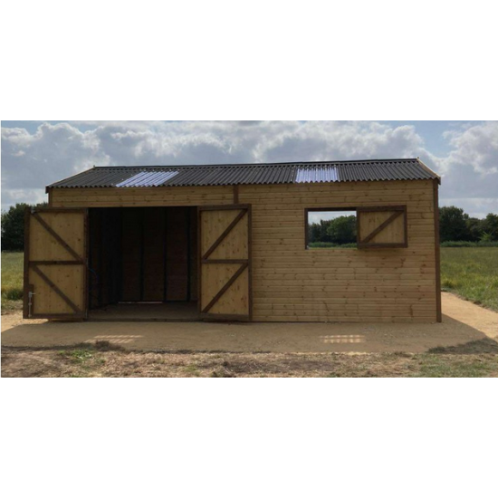 Double Storage Barn 24ft x 12ft Double Storage Barn 24ft x 12ft
