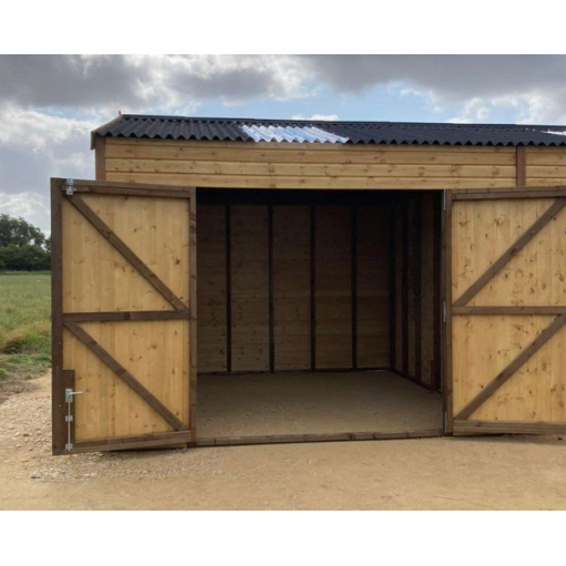 Double Storage Barn 24ft x 12ft