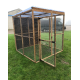 Bird Aviary 6ft x 6ft 19G Chicken Run Budget Waterproof Enclosure