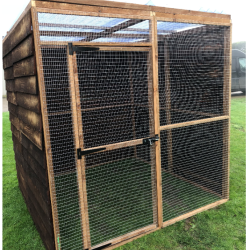 6 Fully Boarded Bird Aviary 6ft x 6ft - 19G Mesh Front Chicken Run - Budget Waterproof Enclosure 6 Fully Boarded Bird Aviary 6ft x 6ft - 19G Mesh Front Chicken Run - Budget Waterproof Enclosure