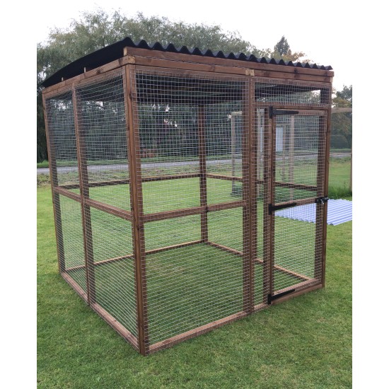 Free Standing Waterproof 16G Outdoor 6ft x 6ft Animal Rabbit Chicken Dog Pen