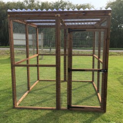 Free Standing Waterproof 16G Outdoor 6ft x 6ft Cat Rabbit Chicken Dog Pen Free Standing Waterproof 16G Outdoor 6ft x 6ft Cat Rabbit Chicken Dog Pen