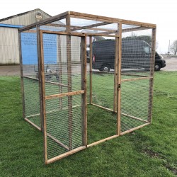 6FT x 6FT Run  Rabbit Chicken Pen Bird Aviary 19G 184cm x 93cm