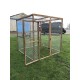 6FT x 6FT Run  Rabbit Chicken Pen Bird Aviary 19G 184cm x 93cm