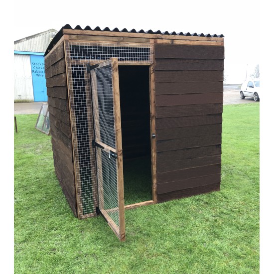 Waterproof Chicken Run 6ft x 6ft 16G Fox Proof Dog Chicken Enclosure