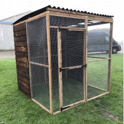 Bird Aviary 6ft x 6ft 19G Chicken Run Budget Waterproof Enclosure Bird Aviary 6ft x 6ft 19G Chicken Run Budget Waterproof Enclosure