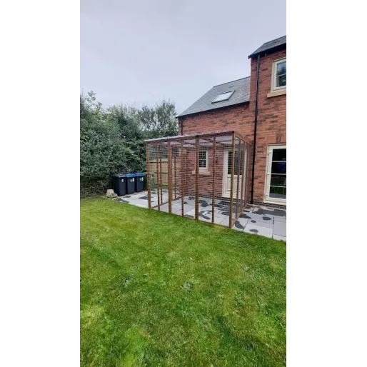 Explorer’s Haven – 12ft x 7ft x 8ft Three-Sided Cat Run 🐱 🔍🐾 