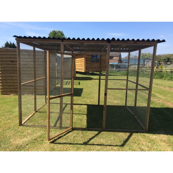 Waterproof Walk in 6ft x 9ft Chicken Run / Bird Aviary